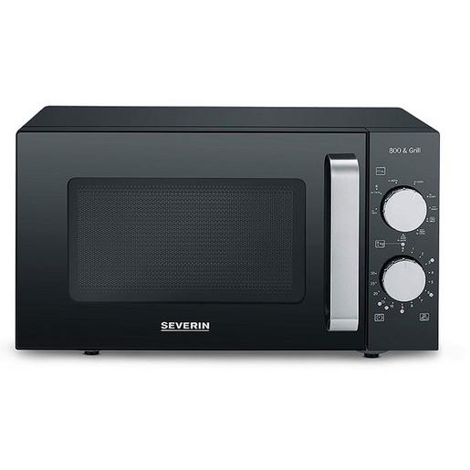 MW7762 Mikrowelle mit flachem Glasboden und Gri