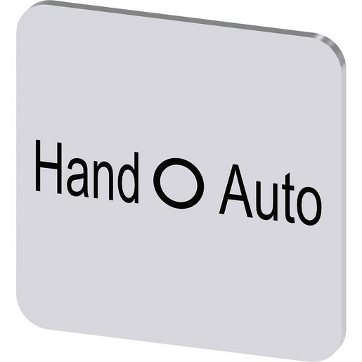 3SU1900-0AF81-0DD0 Bezeichnungsschild 22x22mm, Schild silbe