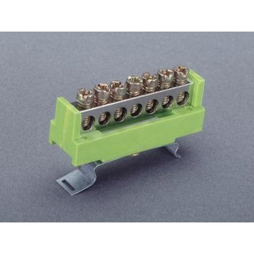 01258 PE-Klemme grün/gelb schnappbar