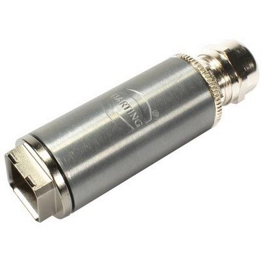 6104201108401 Han PushPull RJ45 V14 Aida Kupplung rund