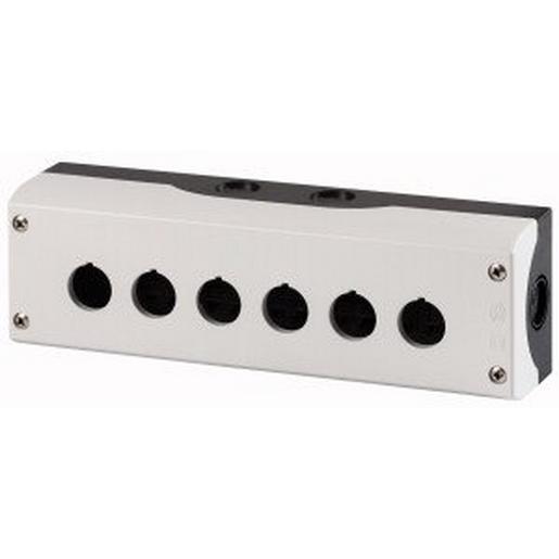 M22-I6 Aufbaugehäuse, 6 Einbaustellen