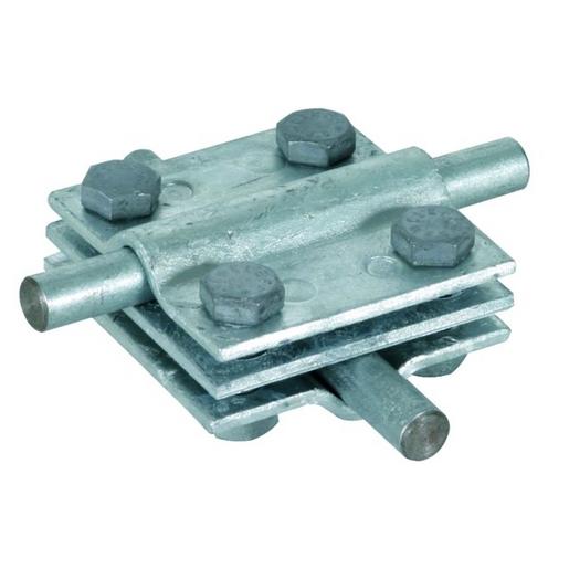 KS 8.10 8.10 FL30 ZP STTZN Kreuzstück St/tZn f. Rd 8-10/8-10mm - Rd