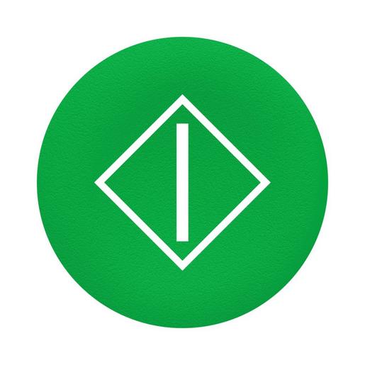 ZBA346 Frontelement, grün, m. Beschriftung, I i