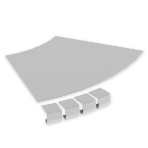 67314-04 Unex Abdeckung Bogen 45° 300 R300 aus U2