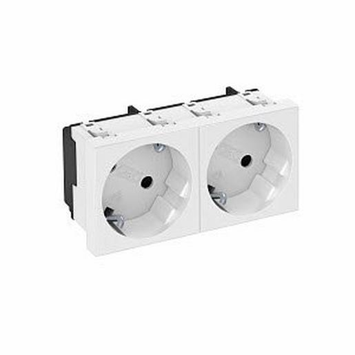 STD-D3 SRO2 Steckdose 33°, 2-fach Schutzkontakt 250V