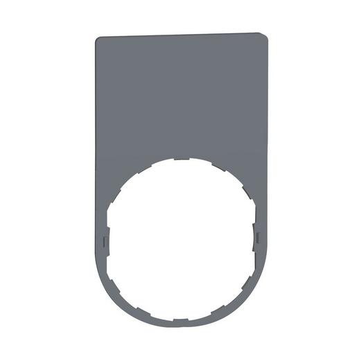 ZBYP6101C0 Schildträger 30x50mm, ohne Schild, unbes