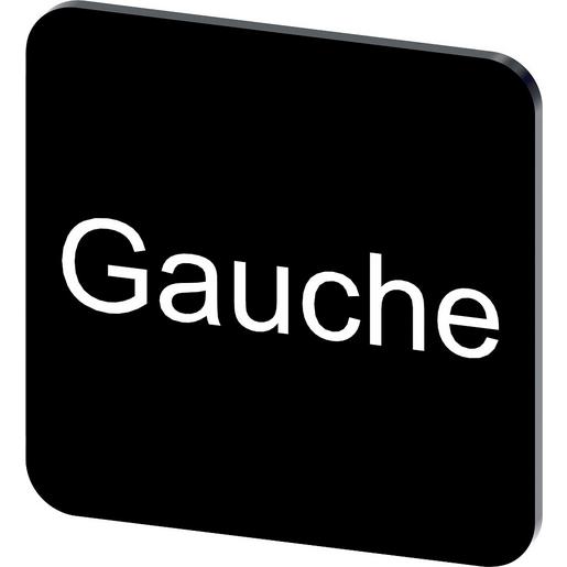 3SU1900-0AF16-0GH0 Bezeichnungsschild 22x22mm, Schild schwa