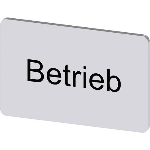 3SU1900-0AD81-0AP0 Bezeichnungsschild 17,5x27mm, Schild sil