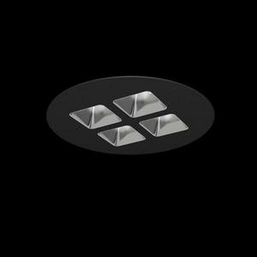 MIREFA-EDR-2X2 DAFSW840MRG0150 Rundes Einbaudownlight mit Federklammerm