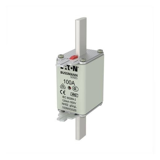 NH FUSE 100A 500V GG/GL SIZE 02 Sicherungseinsatz, Niederspannung, 100 A