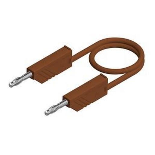 MLN 200/2.5 BRAUN / BROWN Messleitung Messing verzinnt 2m Braun