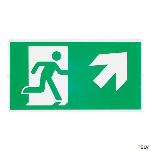 P-LIGHT Emergency stair sign small green PIKTOGRAMMFOLIE, für P-LIGHT Notausgang