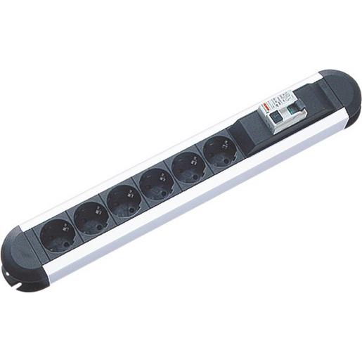 331.035 PRIMO 6xCEE7/3 1xFI Strom 2,0m CEE7/7