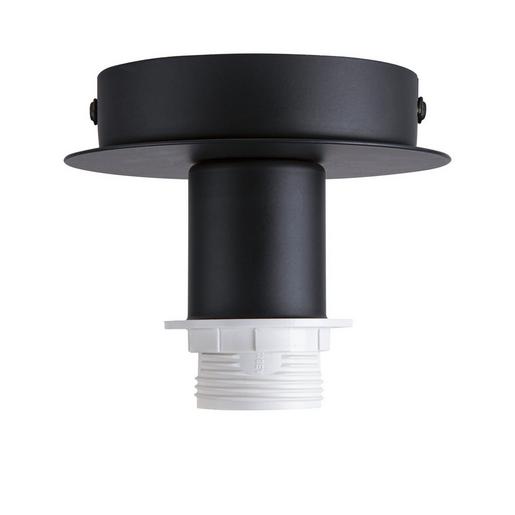 FENDA Deckenrosette E27 CL schwarz FENDA, Deckenleuchte, Deckenrosette, A60