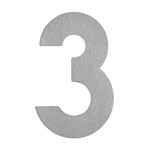 690923 Hausnummer 3 - Edelstahl