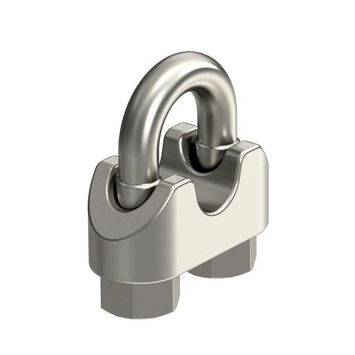 947 8 A4 Drahtseilklemme 8mm Edelstahl, rostfrei