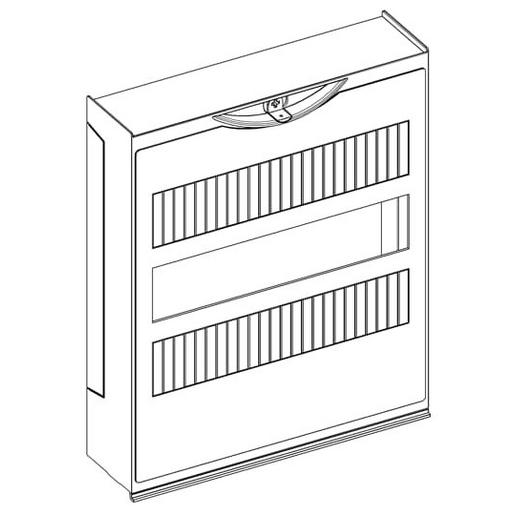 ZAS12N ZAS12N Zählerfeldabdeckung 2RE