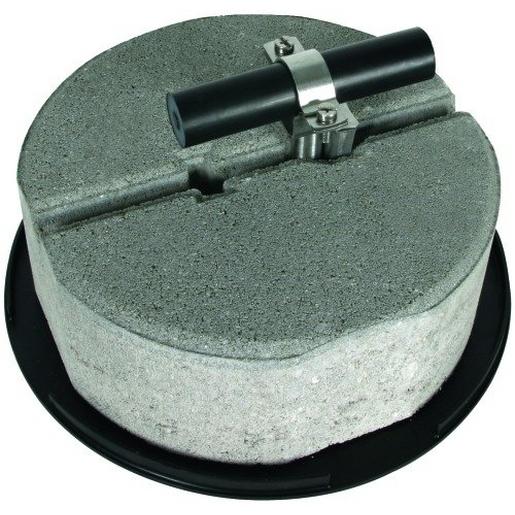 DLH ZS 27 V2A 8.5KG KT D240 ULP Dachleitungshalter m. Grundplatte u.Be-