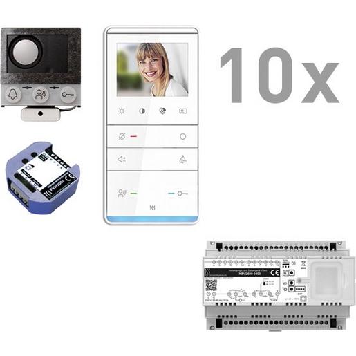 PVIF100/001 video:pack Einbau Briefkasten für 10 Woh