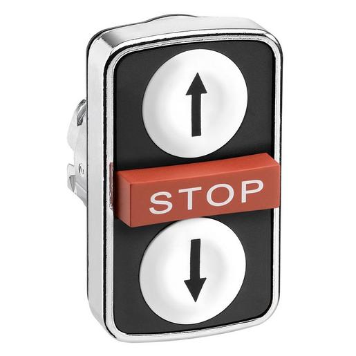 ZB4BA71114 Dreifachdrucktaster, Frontelement, Harmo