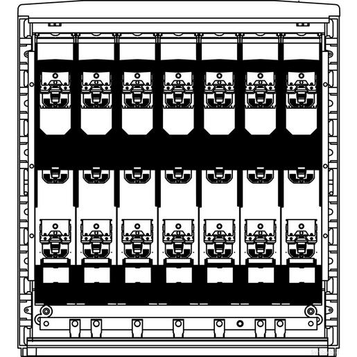 LS11C.50 LS A100-1 TN-C Cu40x10 5xNH2/V Kabelvert