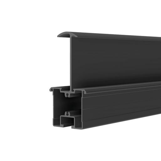 86501-6000 RAIL Inlay oben, 6000 mm, schwarz eloxie