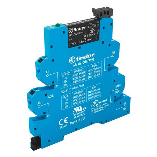 39.51.0.012.0060 Koppelrelais MasterOUTPUT, mit Push-In-K