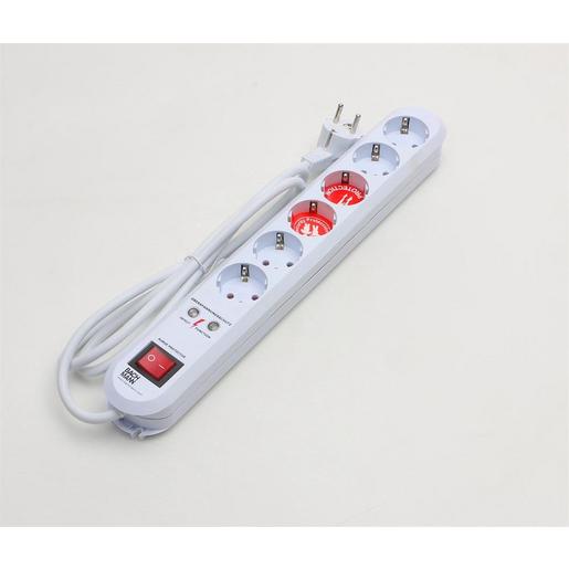 HSOWP61.5 6-Fach Steckdosenleiste mit Schalter und