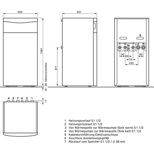 Paket flexoTHERM exclusive VWF 117 /4 VAILLANT Paket 4.403 flexoTHERM exclusiv