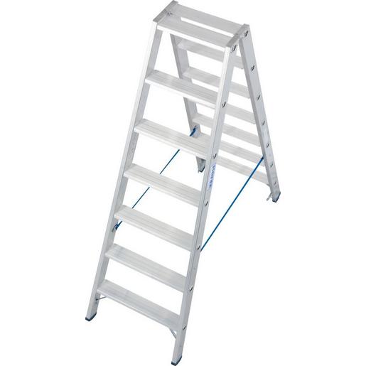 124753 STABILO Stufen-DoppelLeiter 2x7 Stufen