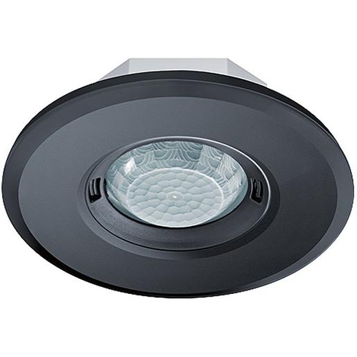 MD-FLAT 360i/8 ROUND BLACK Decken-Bewegungsmelder 360° Unterputz, f