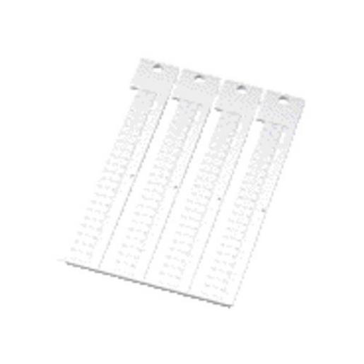 86401810 WGO 5/10-5 Klemmenschild, ws