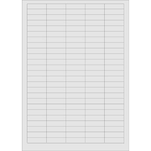 LPL-1325S Etiketten f. Laserdrucker 12,7x25,4mm, V