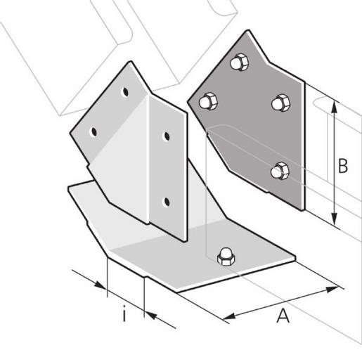IWV400/150 S Innen Winkel Verbinder 45° Hersteller Pf