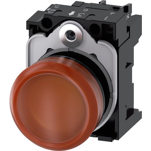 3SU1106-6AA00-1AA0 Leuchtmelder, 22mm, rund, Kunststoff, am