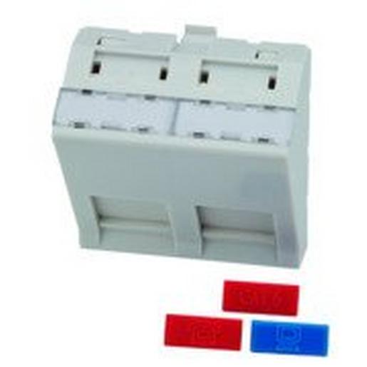 100021428 Modulaufnahme 45x45 2-fach für BR, 45° A