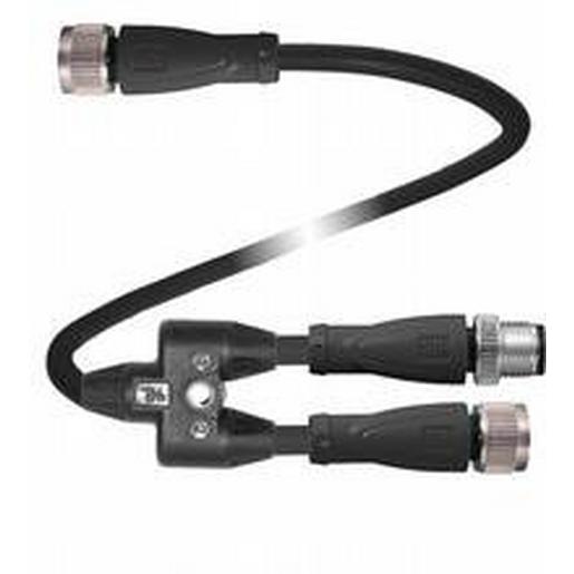 V15S/V15-G-0,2-PUR-U-TEE-V15-G Y-Verbindungskabel V15S/V15-G-0,2-PUR-U-