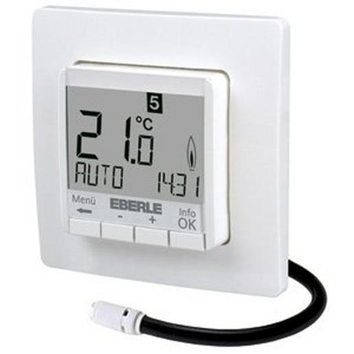 FIT 3L / weiß UP-Uhrenthermostat als Raumregler mit Be