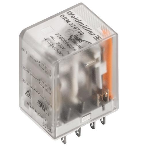 DRM570110 Miniatur-Industrierelais, 110 V DC, 4 We