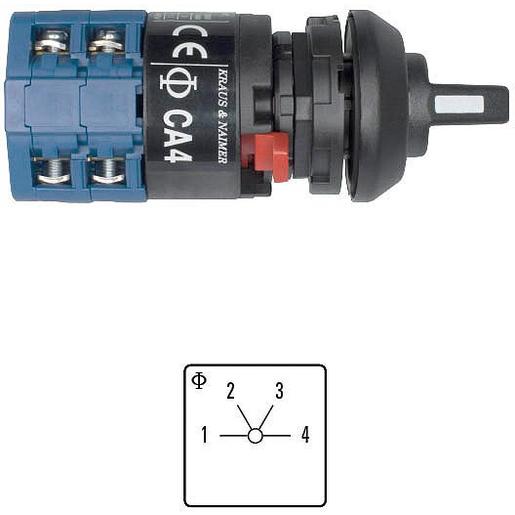 CG4.A231.FS2 Stufenschalter, 4 Stufen, 1-2-3-4, 60Gra