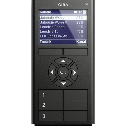 535510 Funk Handsender Multi Gira eNet Anthrazi