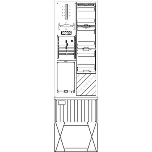 ZS341.W1.24 ZS A340 W1 1Z 3.HZ 24TE Zähleranschlusss