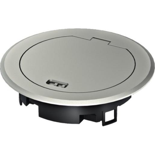 BSR02MKS Metall Klappdeckel für BSR02 Silber