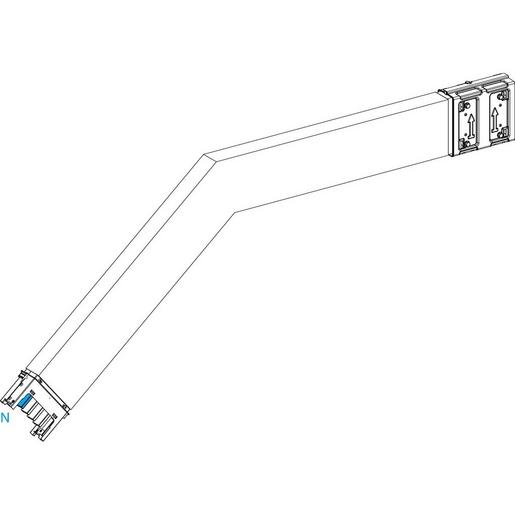 KSA400DLF43B KSA Winkelelement, 400A, flach PE außen,