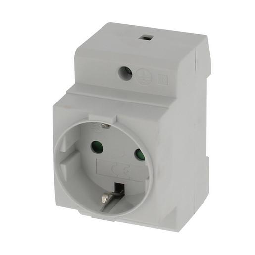 170150 Verteiler-einbausteckdose grau