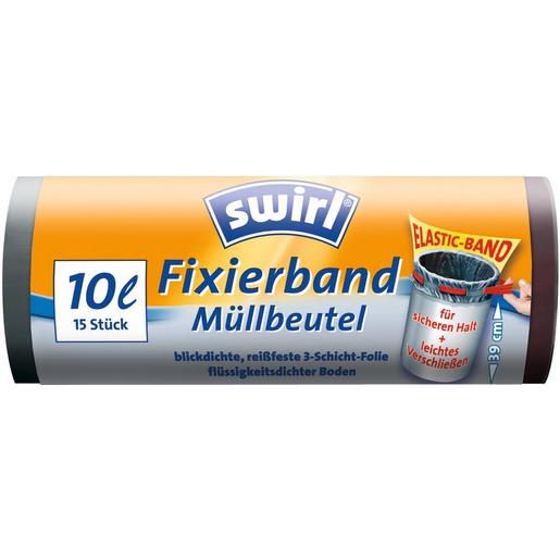 10 l Fixierband Müllbeutel, VPE Swirl® 10 l Fixierband Müllbeutel, VPE