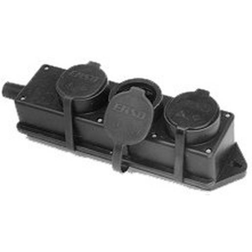 TRIBLOCK o. Kabel Triblock 5m, Vollgummiverteiler mit 3 Sc