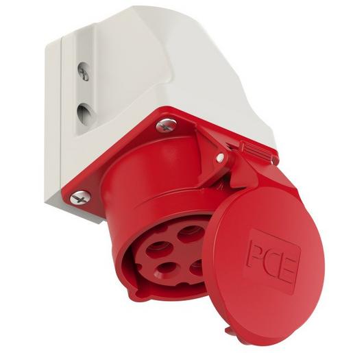 115-6k CEE-Wandsteckdose (kompakt) 16A 5p 6h IP