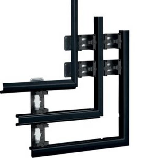 BKIS251305D9011 Flachwinkel BKIS 25x230 OT 2x80 gschwarz