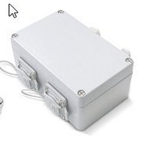 417530 AP METALLGEH IP67 2xMGK RAL7001 UNBEST